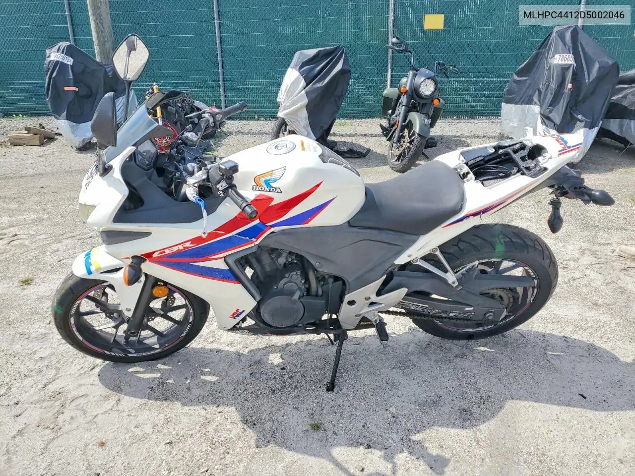 2013 Honda Cbr500 R VIN: MLHPC4412D5002046 Lot: 57019196