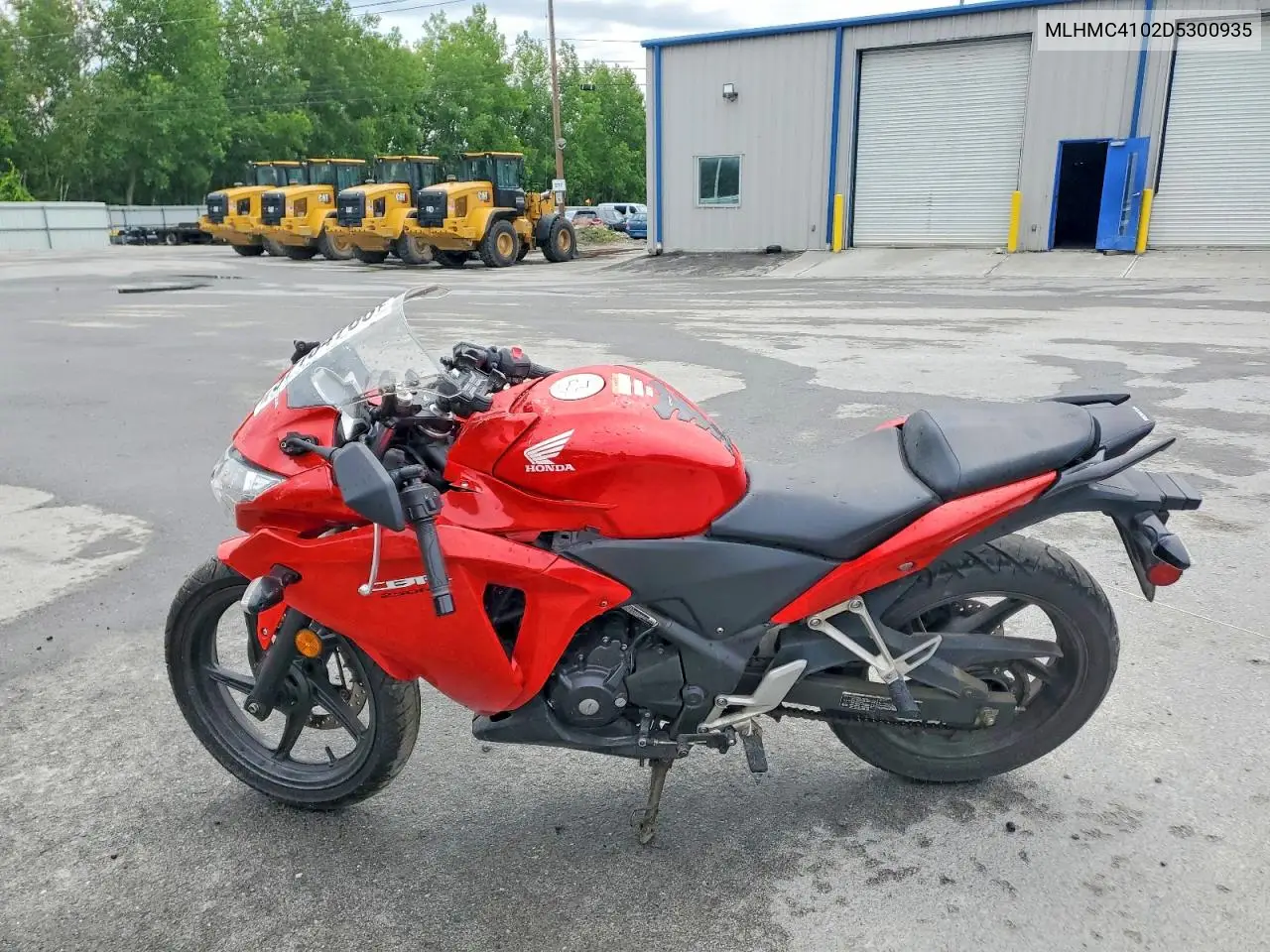 2013 Honda Cbr250 R VIN: MLHMC4102D5300935 Lot: 57164766