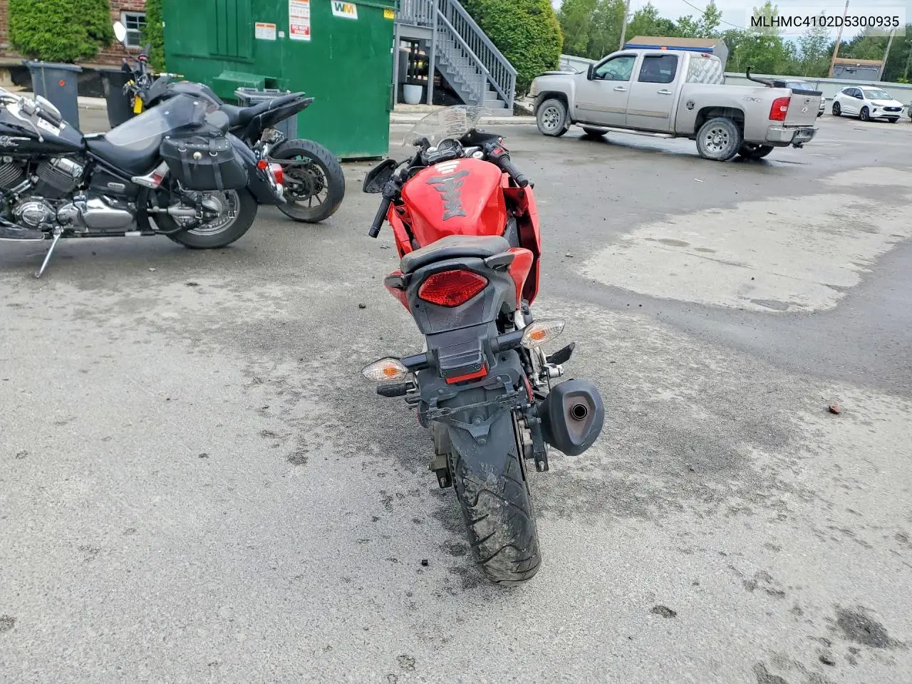 2013 Honda Cbr250 R VIN: MLHMC4102D5300935 Lot: 57164766