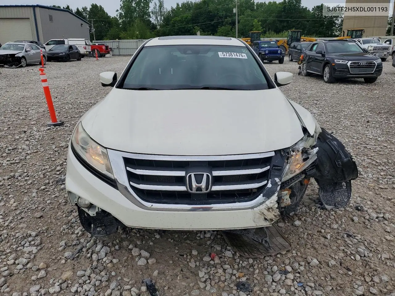 2013 Honda Crosstour Exl VIN: 5J6TF2H5XDL001193 Lot: 57381476