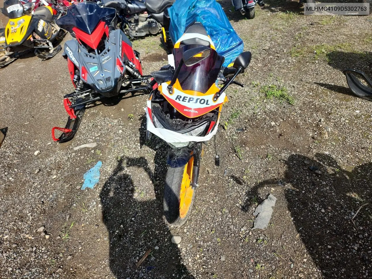 2013 Honda Cbr250 R VIN: MLHMC4109D5302763 Lot: 57698436