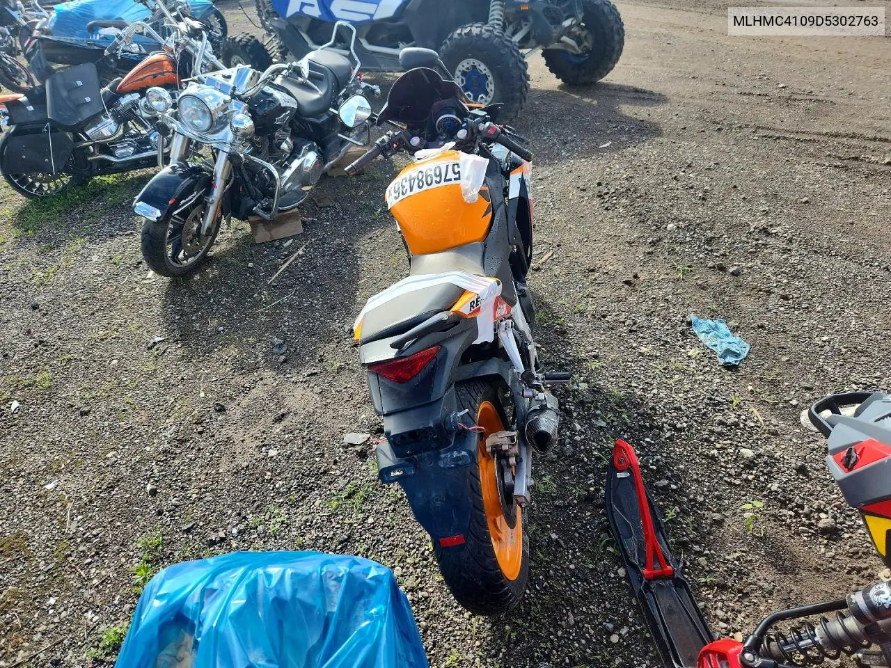 2013 Honda Cbr250 R VIN: MLHMC4109D5302763 Lot: 57698436