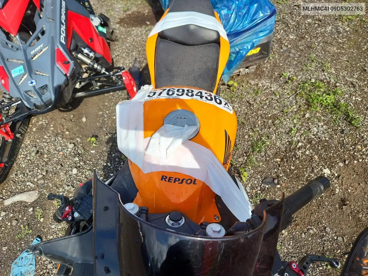 2013 Honda Cbr250 R VIN: MLHMC4109D5302763 Lot: 57698436