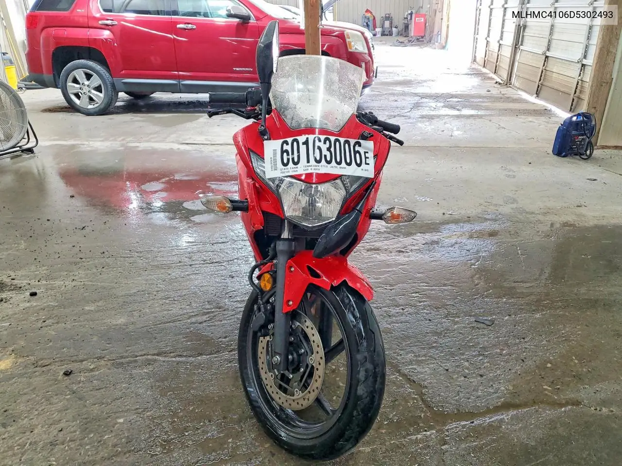 2013 Honda Cbr250 R VIN: MLHMC4106D5302493 Lot: 60163006