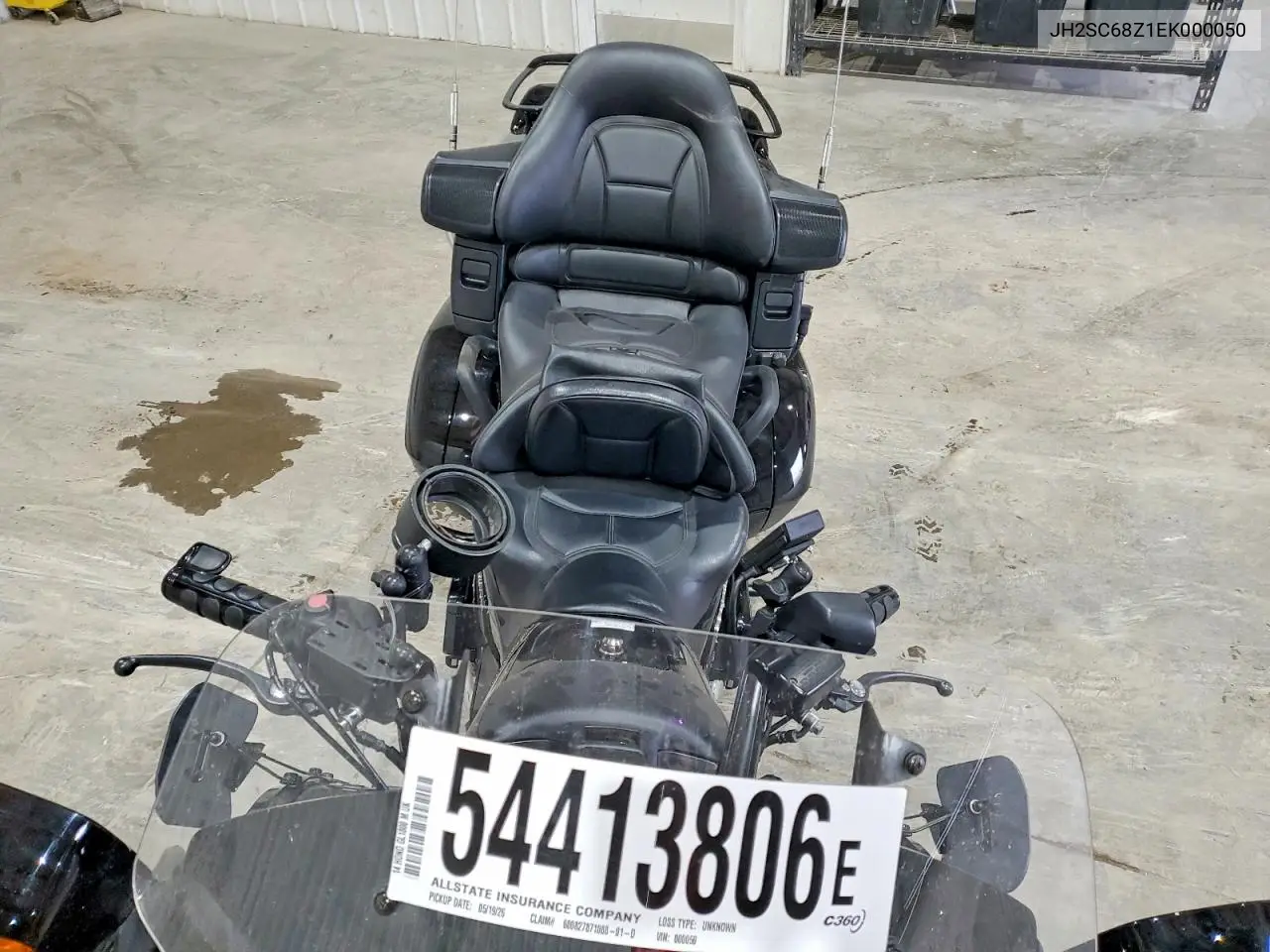 2014 Honda Gl1800 M VIN: JH2SC68Z1EK000050 Lot: 54413806