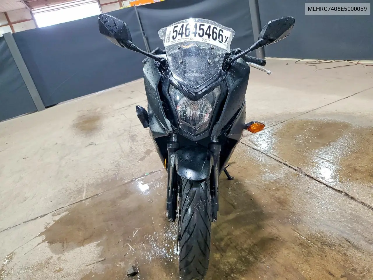 2014 Honda Cbr650 F VIN: MLHRC7408E5000059 Lot: 54645466