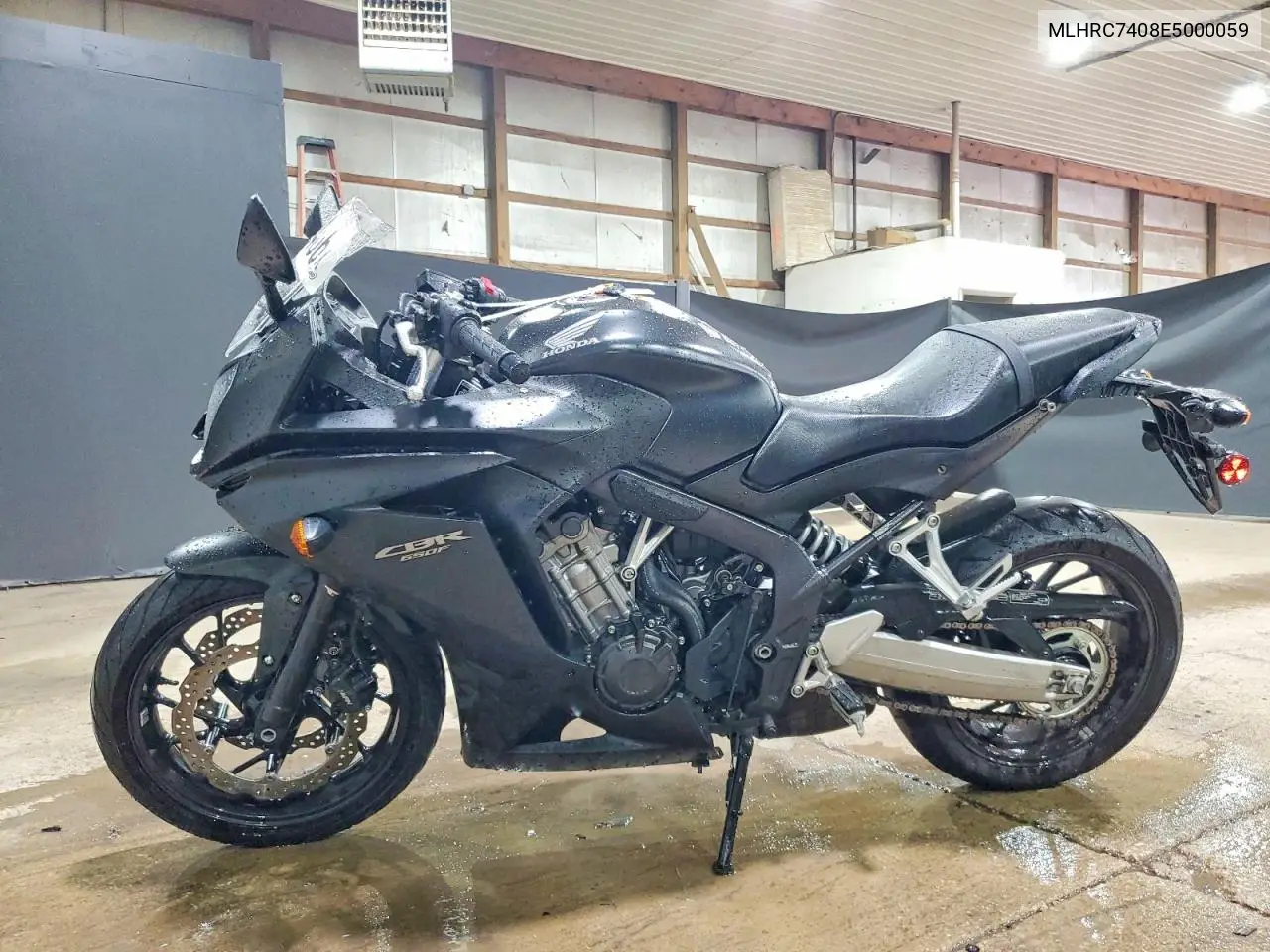 2014 Honda Cbr650 F VIN: MLHRC7408E5000059 Lot: 54645466