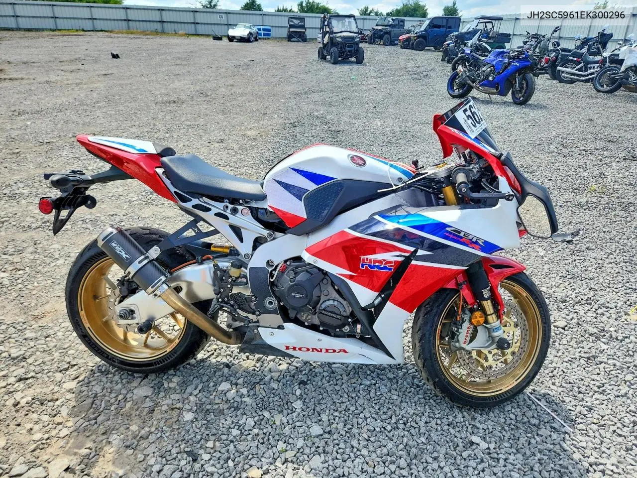 2014 Honda Cbr1000 S VIN: JH2SC5961EK300296 Lot: 56256646