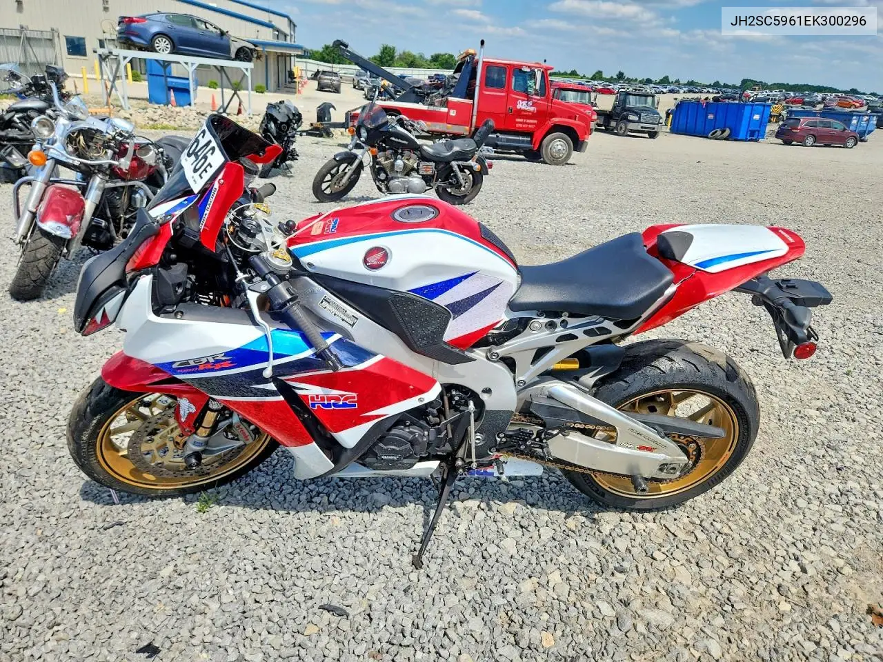 2014 Honda Cbr1000 S VIN: JH2SC5961EK300296 Lot: 56256646