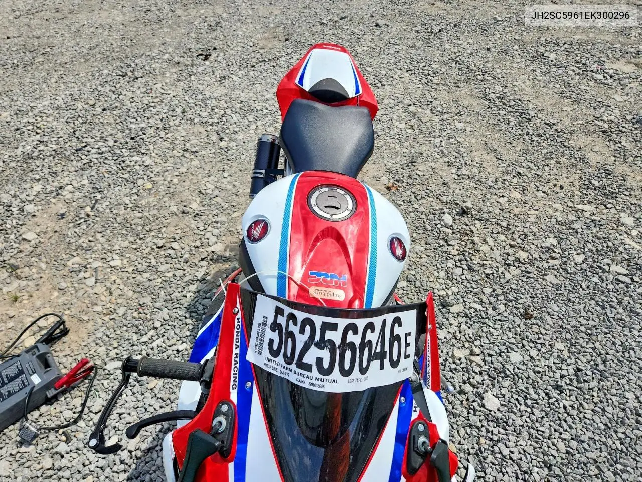 2014 Honda Cbr1000 S VIN: JH2SC5961EK300296 Lot: 56256646