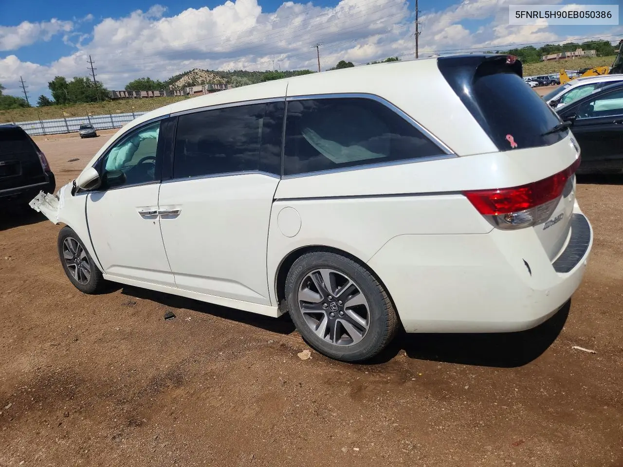 2014 Honda Odyssey Touring VIN: 5FNRL5H90EB050386 Lot: 57532676
