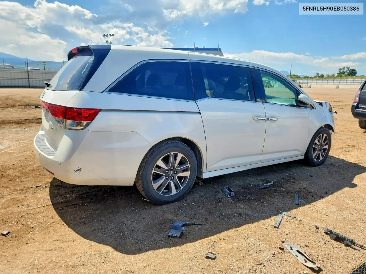 2014 Honda Odyssey Touring VIN: 5FNRL5H90EB050386 Lot: 57532676