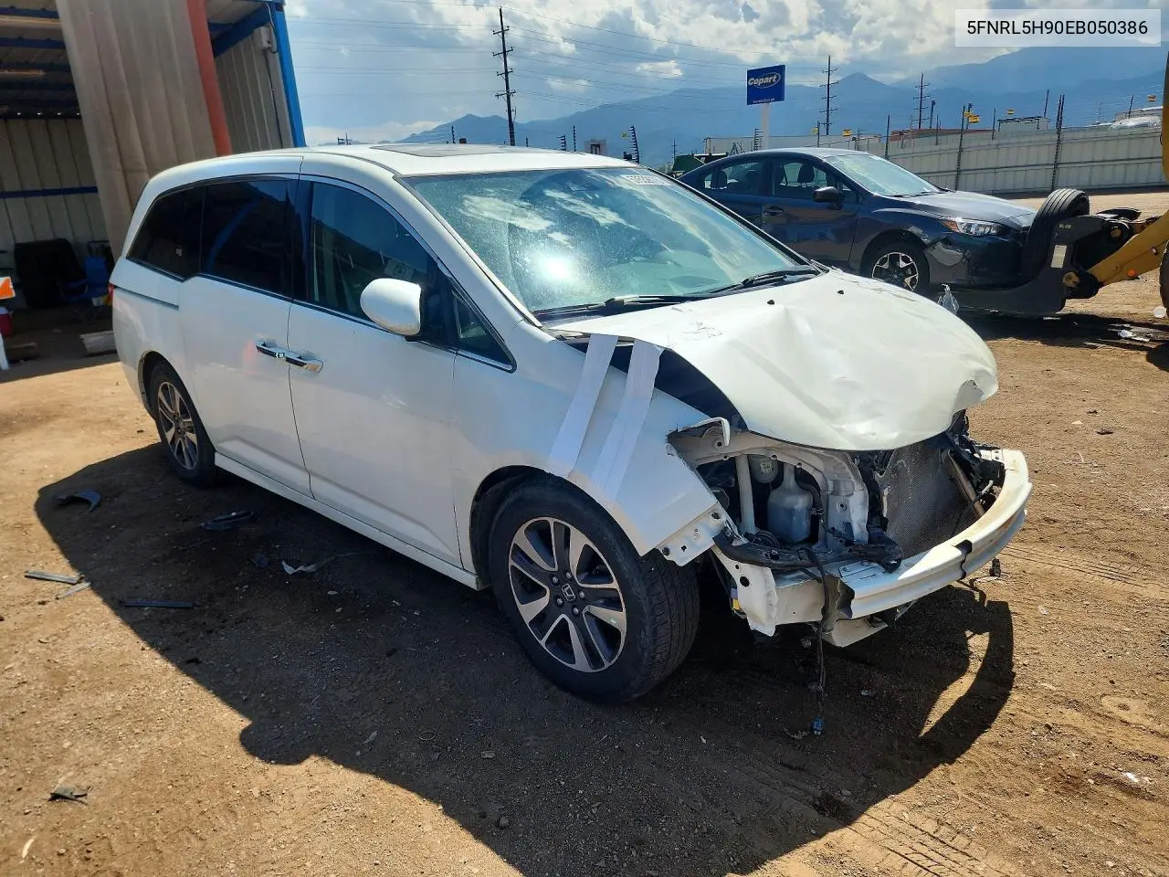 2014 Honda Odyssey Touring VIN: 5FNRL5H90EB050386 Lot: 57532676
