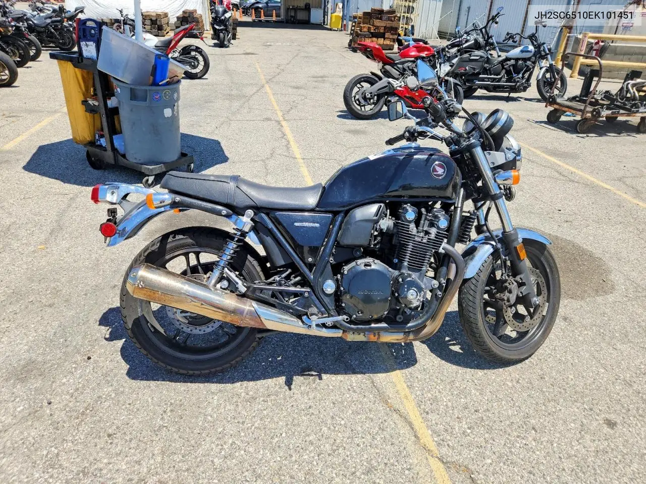 2014 Honda Cb1100 VIN: JH2SC6510EK101451 Lot: 60603286