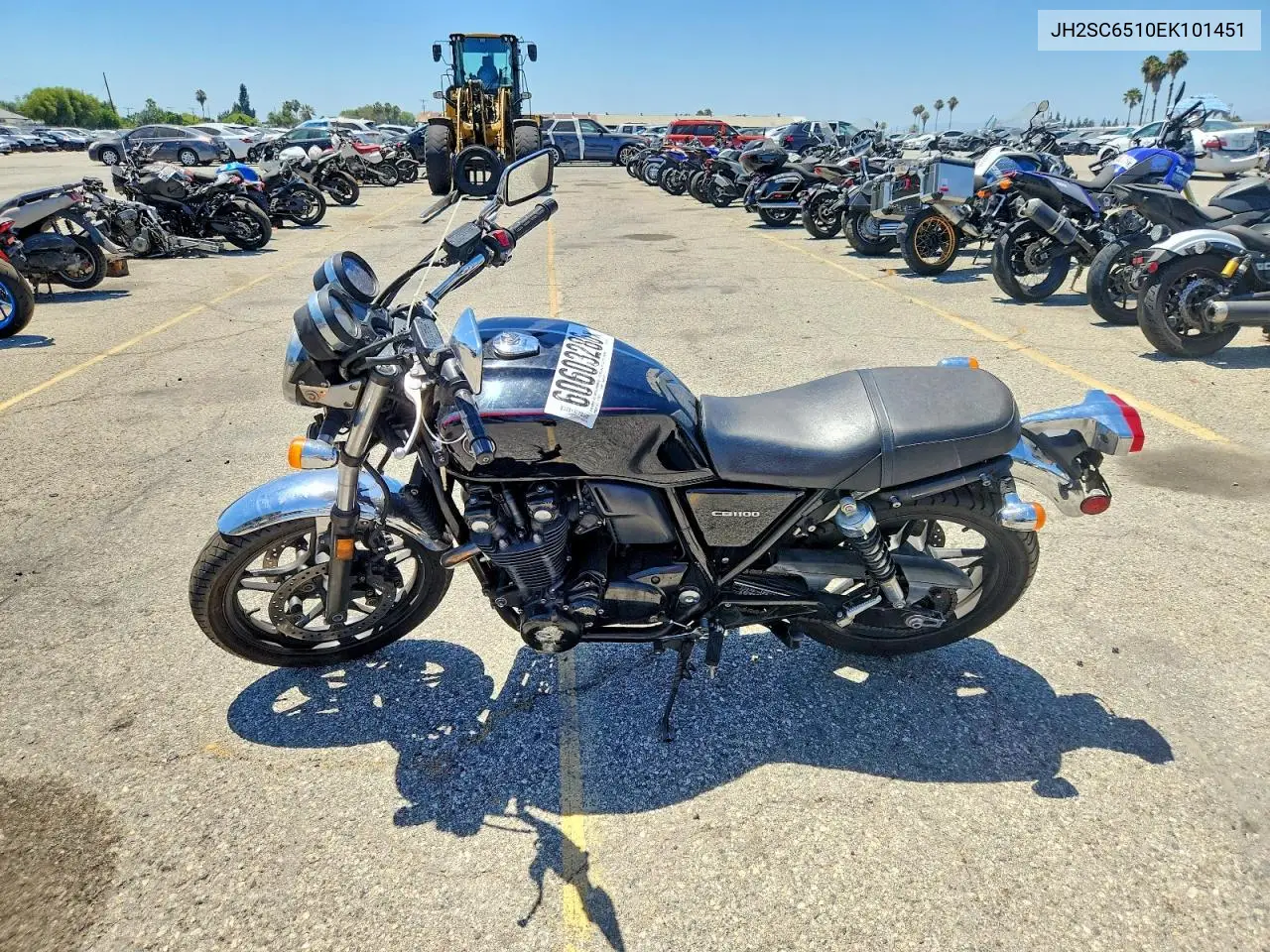 2014 Honda Cb1100 VIN: JH2SC6510EK101451 Lot: 60603286