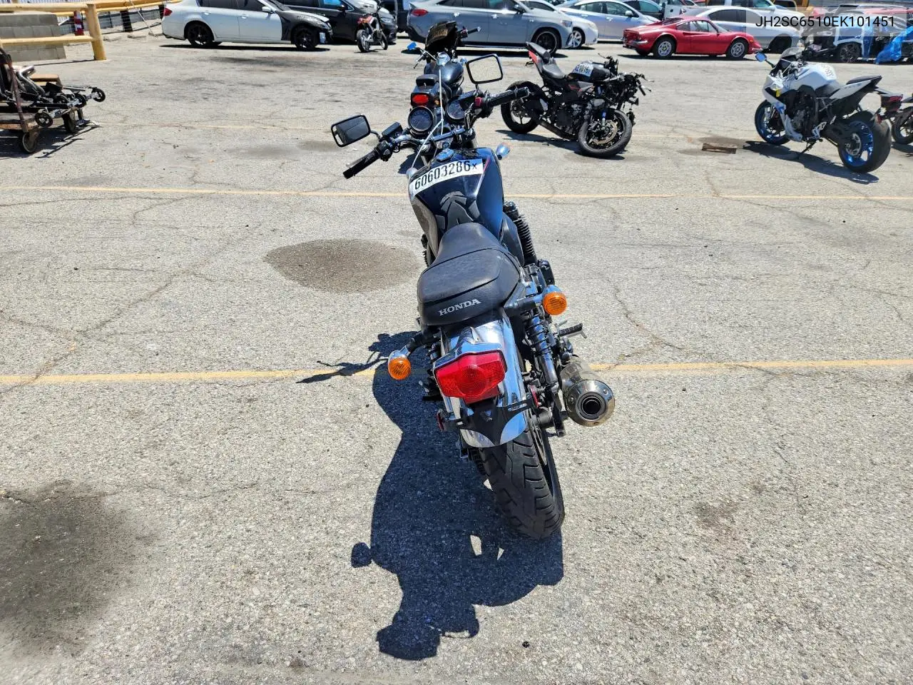 2014 Honda Cb1100 VIN: JH2SC6510EK101451 Lot: 60603286