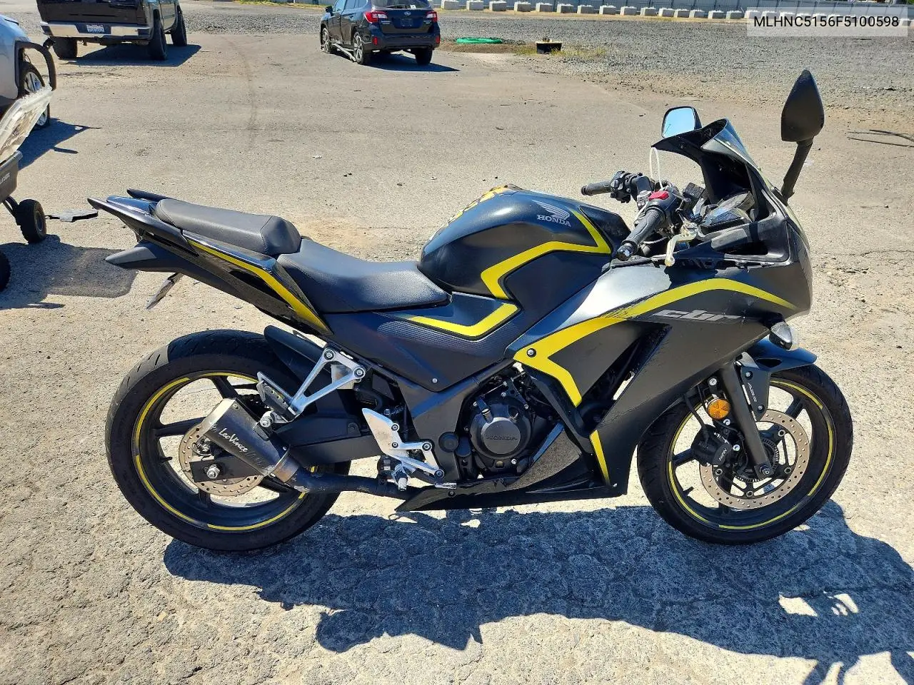 2015 Honda Cbr300 Ra VIN: MLHNC5156F5100598 Lot: 57374076