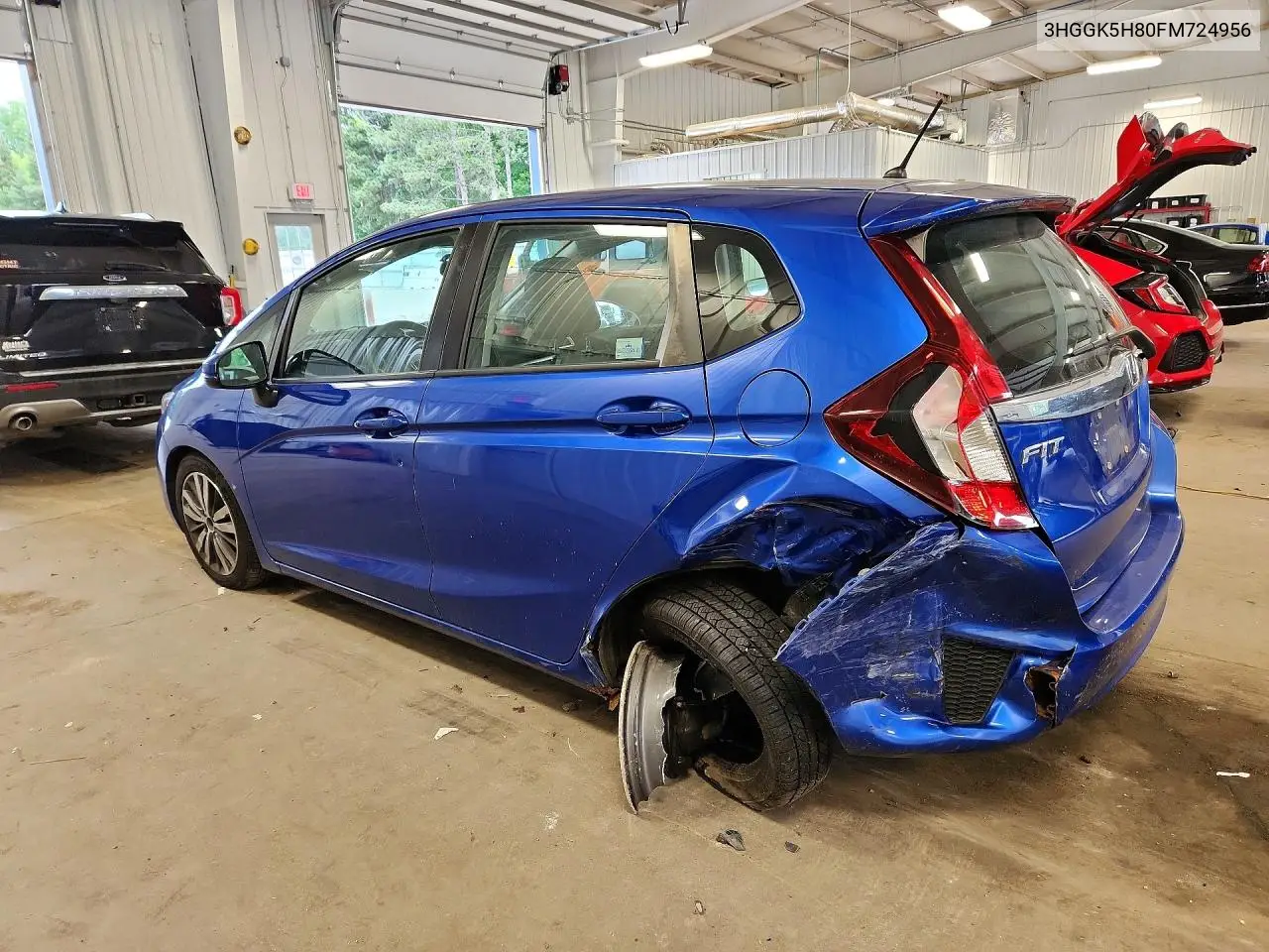 2015 Honda Fit Ex VIN: 3HGGK5H80FM724956 Lot: 57907066