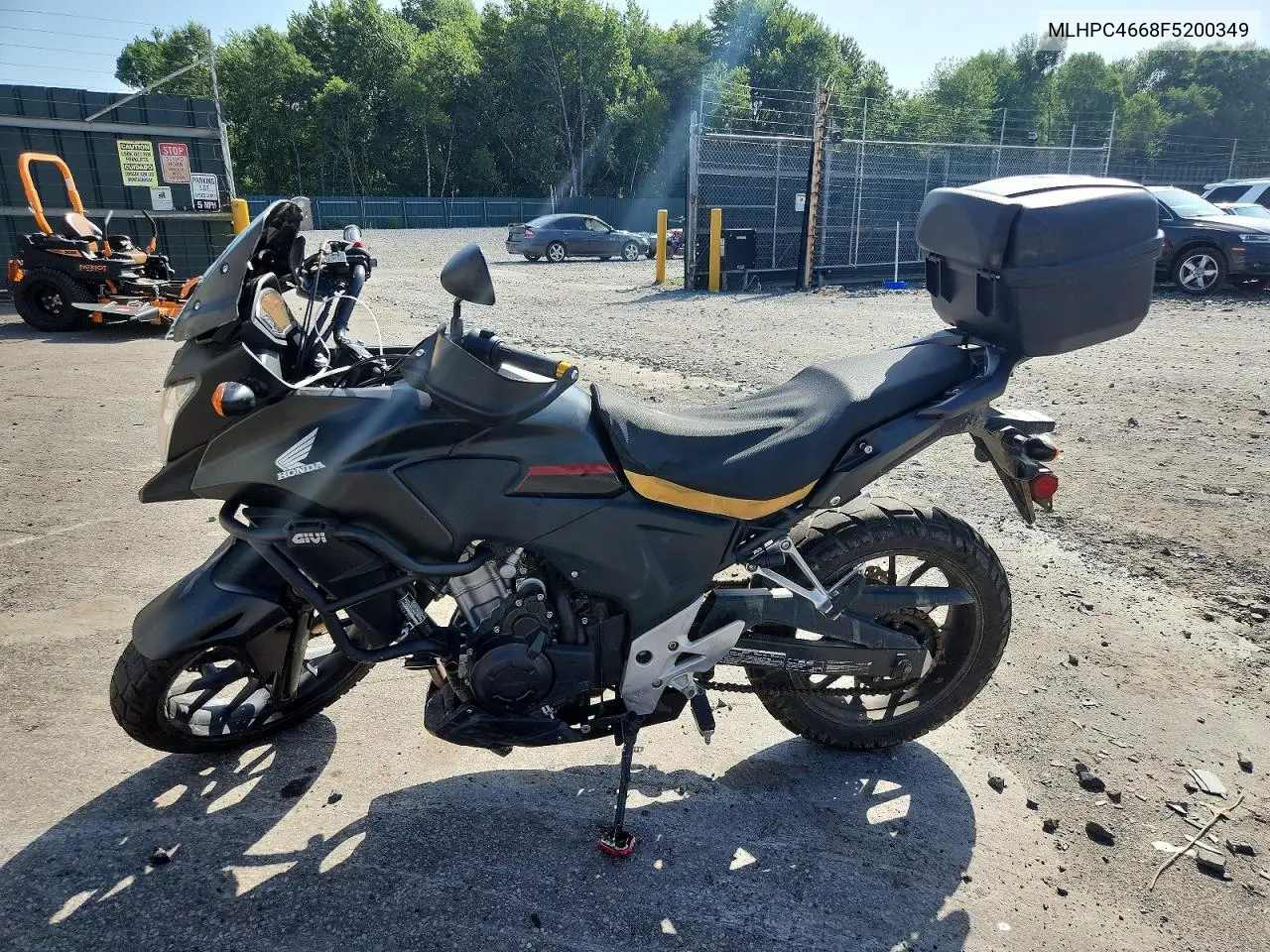 2015 Honda Cb500 X VIN: MLHPC4668F5200349 Lot: 58933526