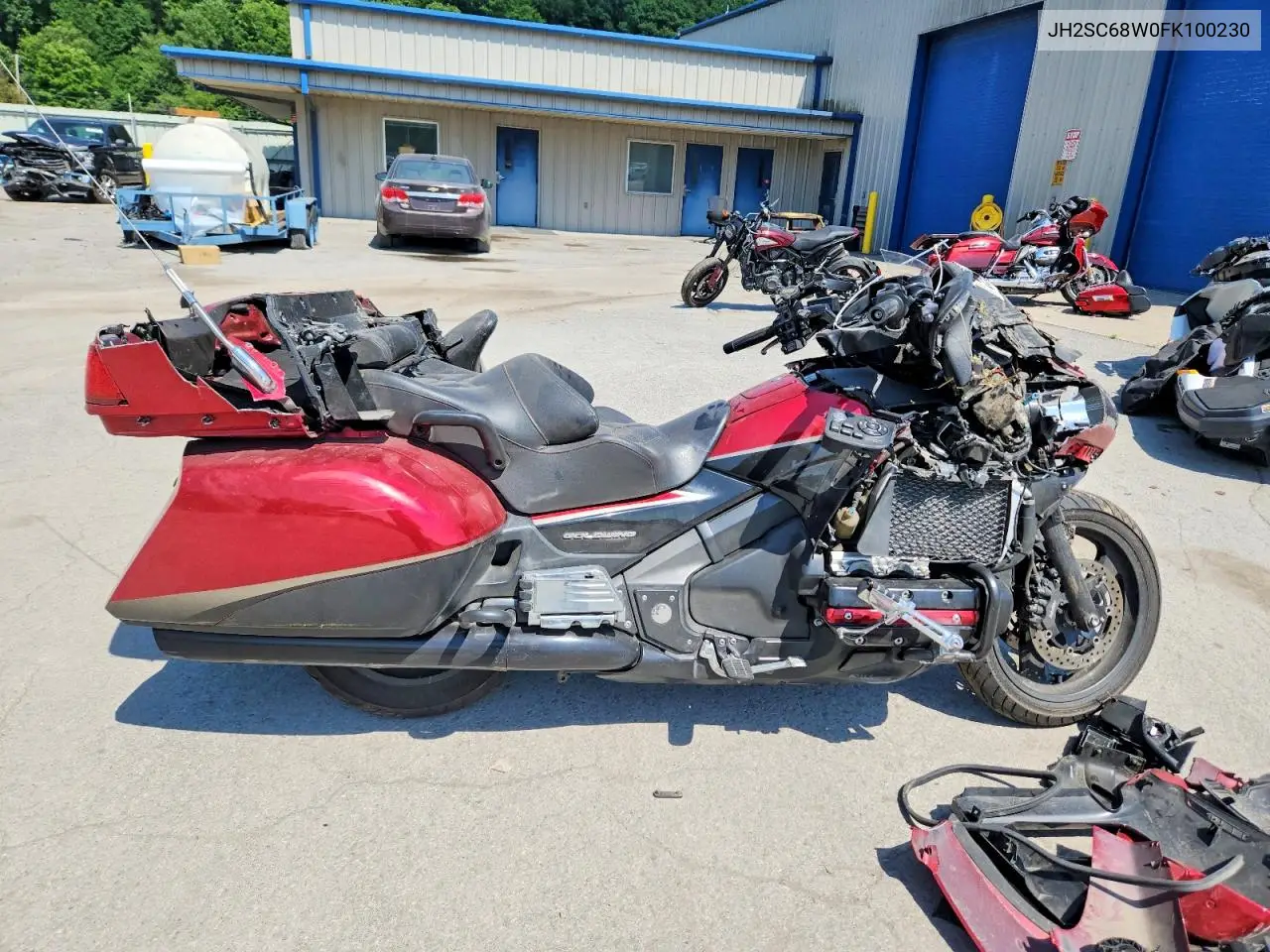 2015 Honda Gl1800 VIN: JH2SC68W0FK100230 Lot: 59857986