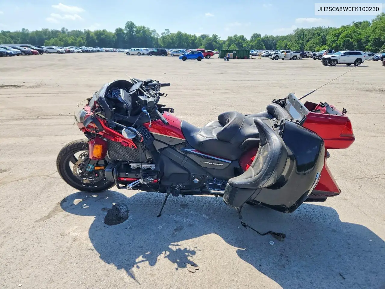 2015 Honda Gl1800 VIN: JH2SC68W0FK100230 Lot: 59857986