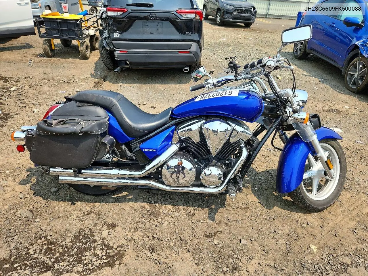 2015 Honda Vt1300 Cr VIN: JH2SC6609FK500088 Lot: 61202326