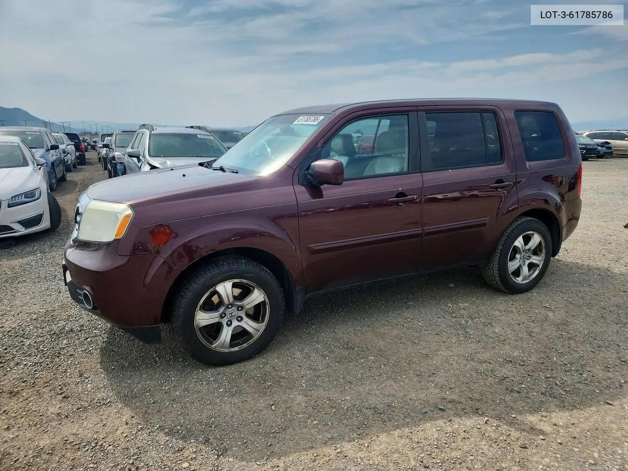 2015 Honda Pilot Ex VIN: LOT-3-61785786 Lot: 61785786