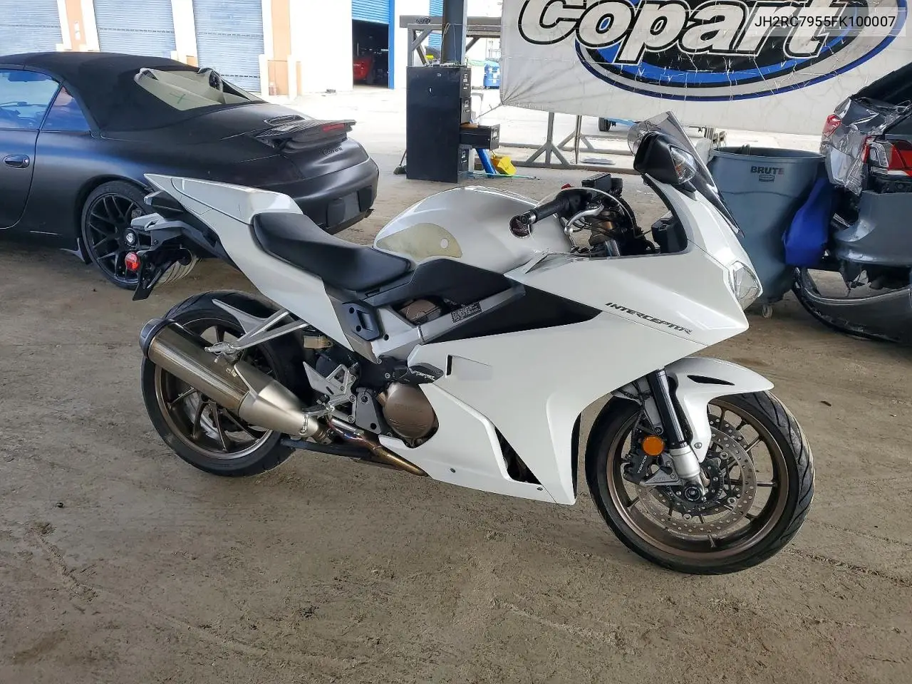 2015 Honda Vfr800 F VIN: JH2RC7955FK100007 Lot: 61919286