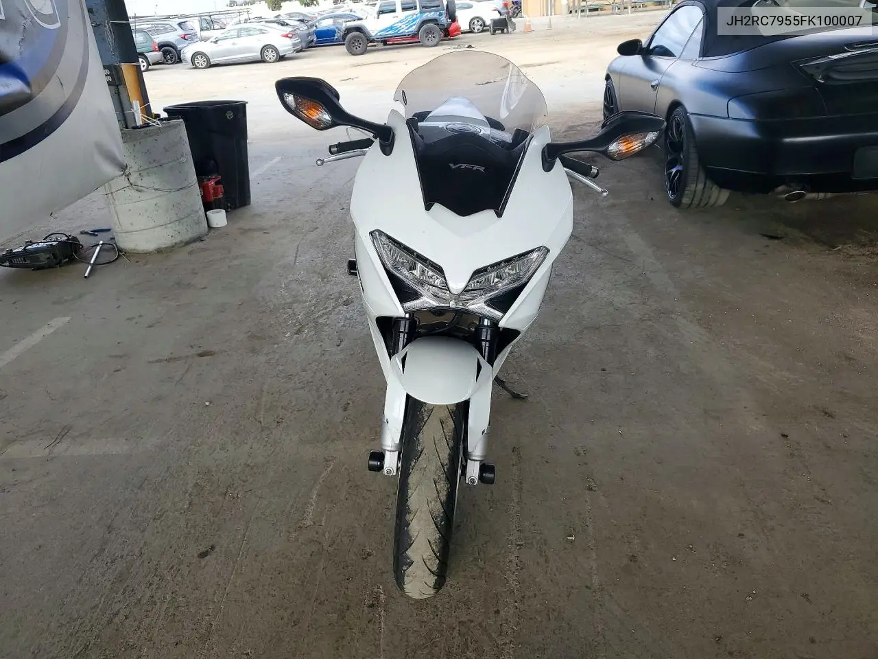 2015 Honda Vfr800 F VIN: JH2RC7955FK100007 Lot: 61919286