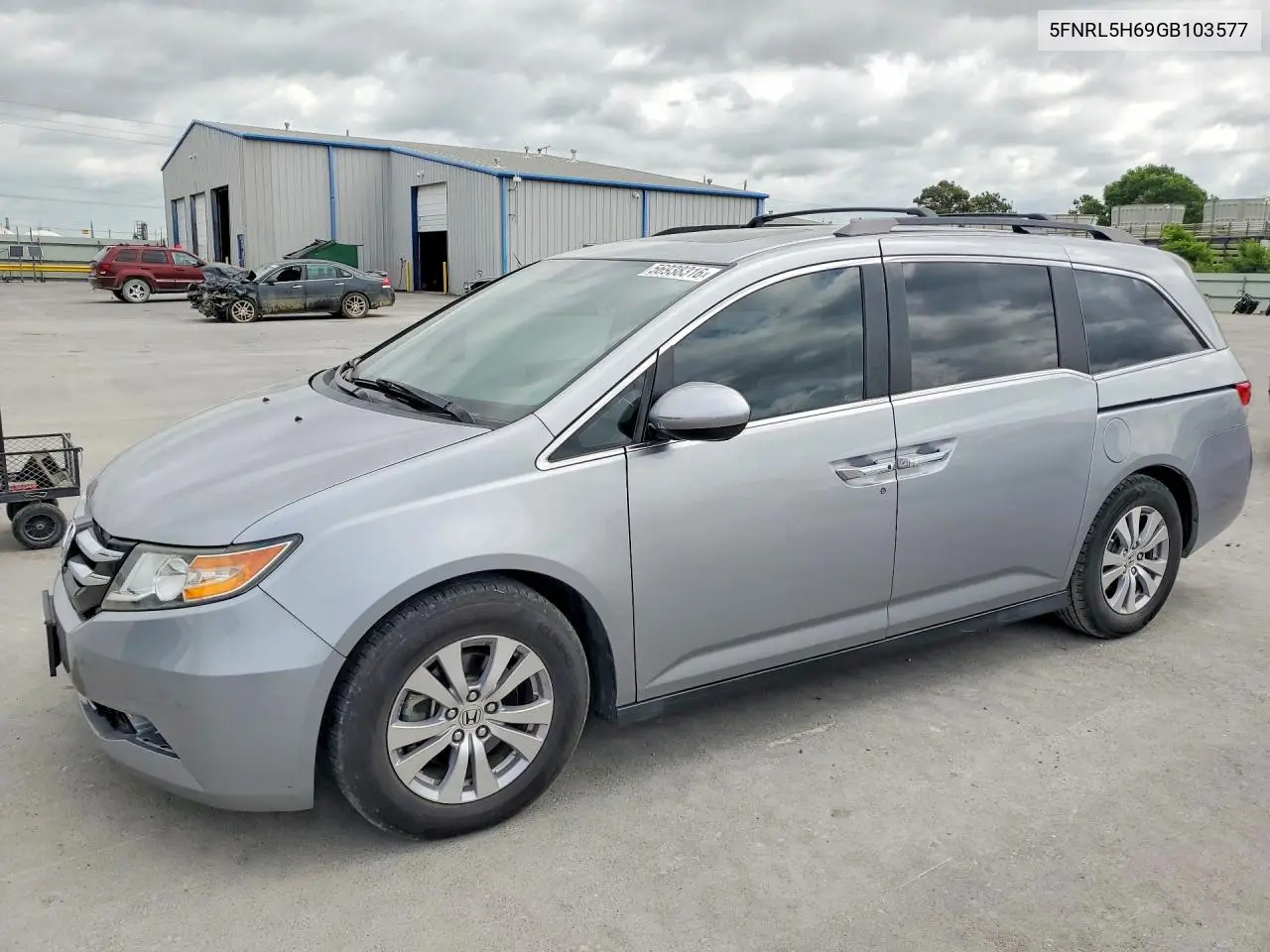 2016 Honda Odyssey Exl VIN: 5FNRL5H69GB103577 Lot: 56938316