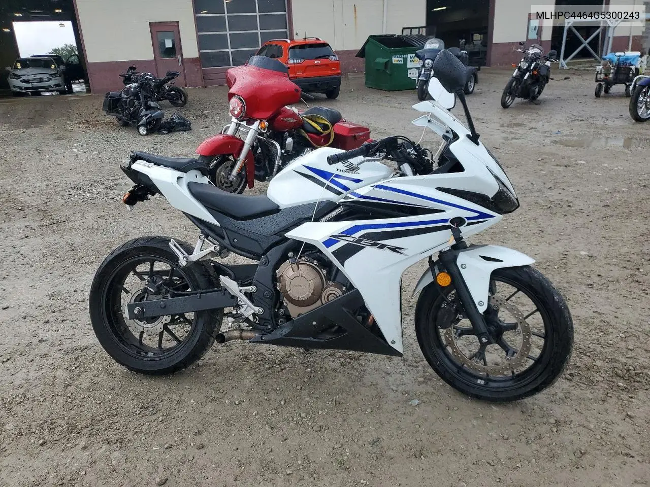 2016 Honda Cbr500 R VIN: MLHPC4464G5300243 Lot: 58793796