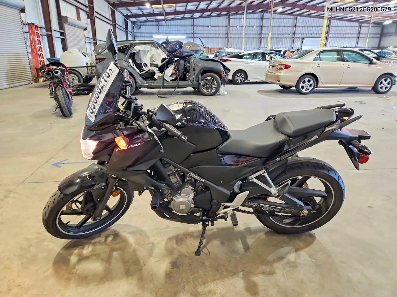 2016 Honda Cb300 F VIN: MLHNC5212G5200579 Lot: 59688216