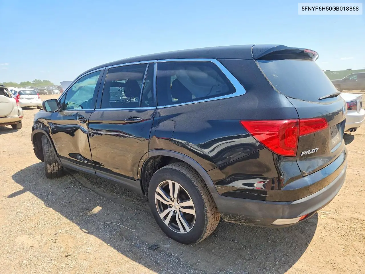 2016 Honda Pilot Exl VIN: 5FNYF6H50GB018868 Lot: 59998126