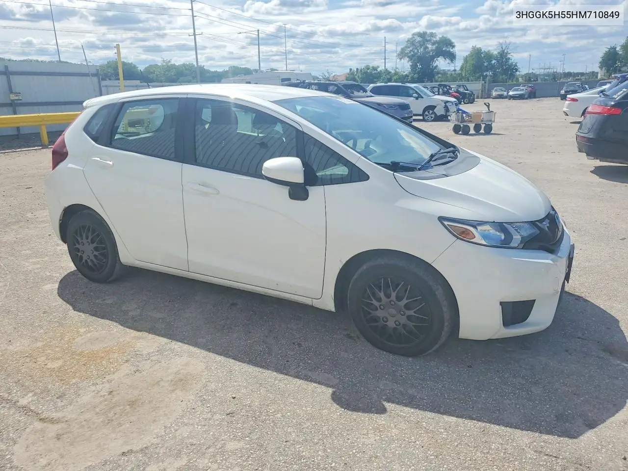 2017 Honda Fit Lx VIN: 3HGGK5H55HM710849 Lot: 57533026