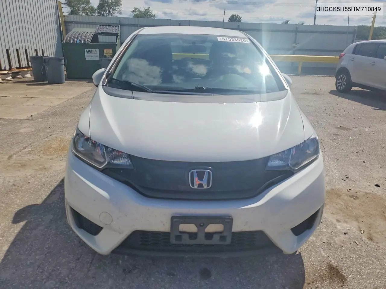 2017 Honda Fit Lx VIN: 3HGGK5H55HM710849 Lot: 57533026