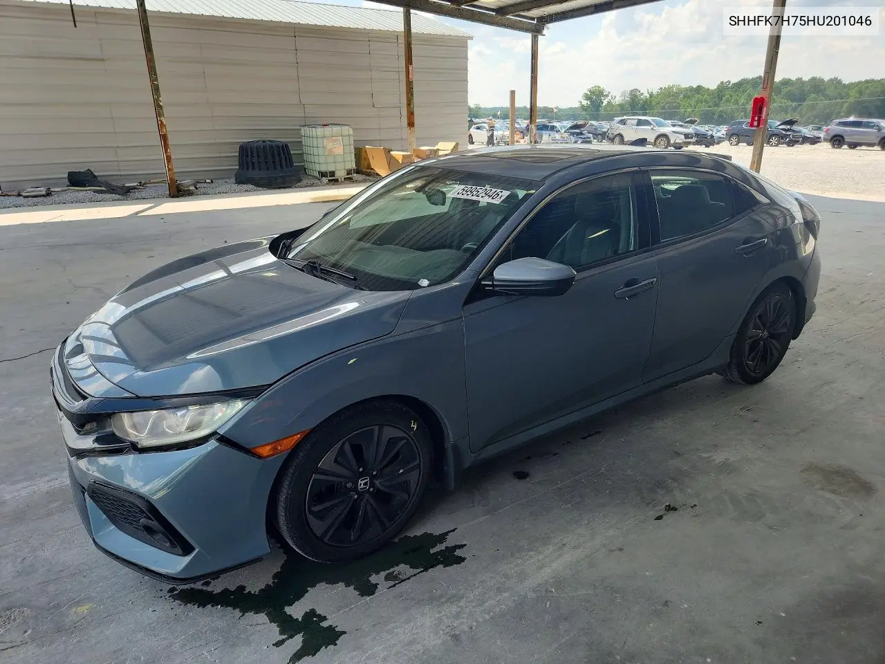 2017 Honda Civic Exl VIN: SHHFK7H75HU201046 Lot: 59952946