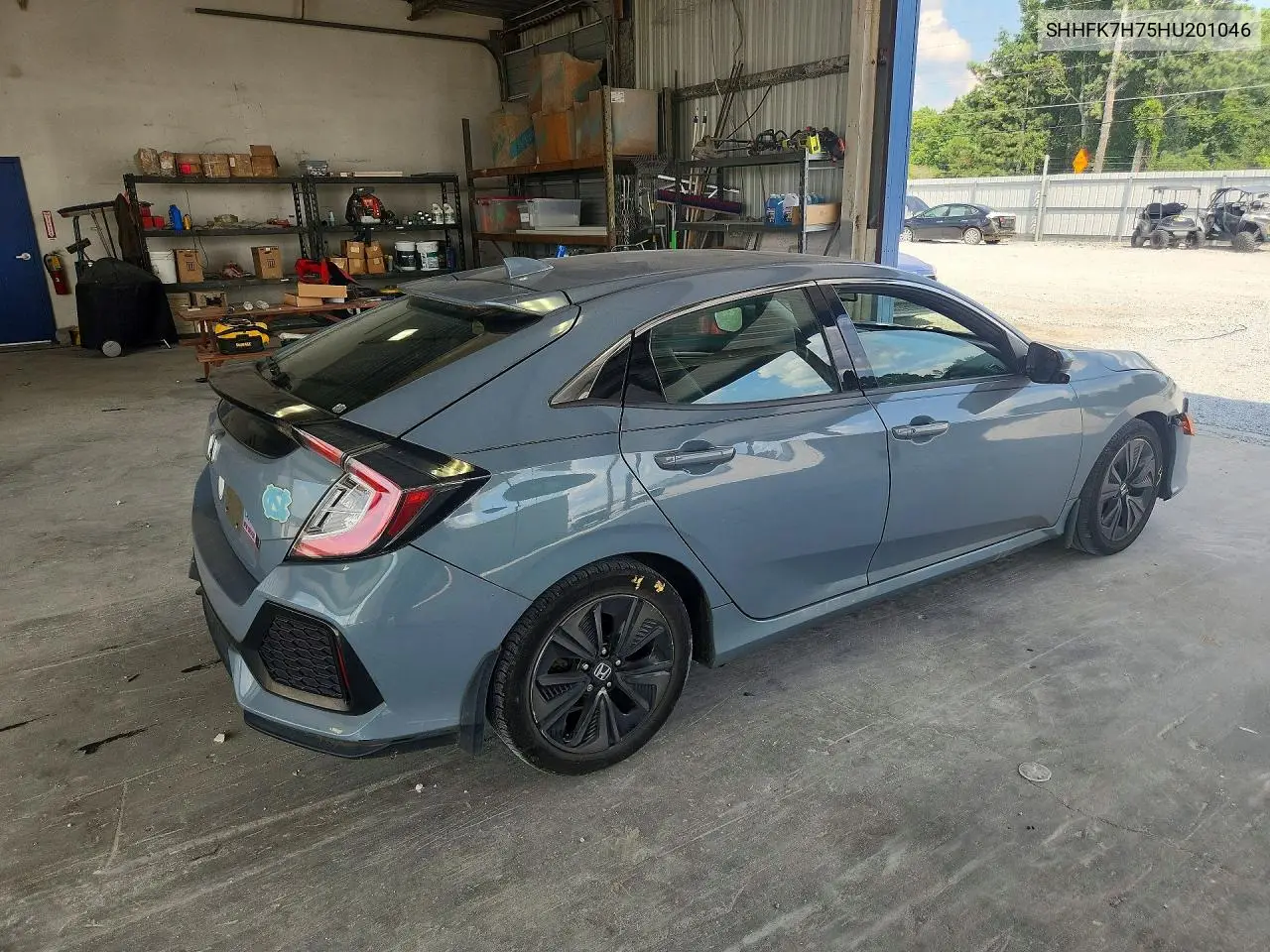 2017 Honda Civic Exl VIN: SHHFK7H75HU201046 Lot: 59952946