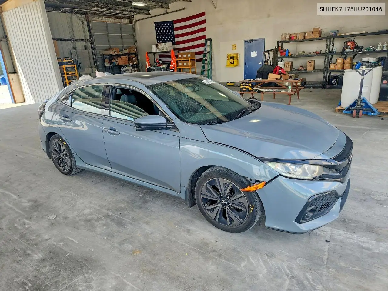 2017 Honda Civic Exl VIN: SHHFK7H75HU201046 Lot: 59952946