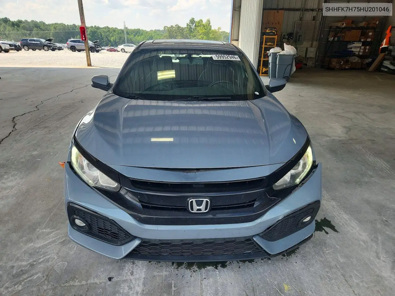 2017 Honda Civic Exl VIN: SHHFK7H75HU201046 Lot: 59952946