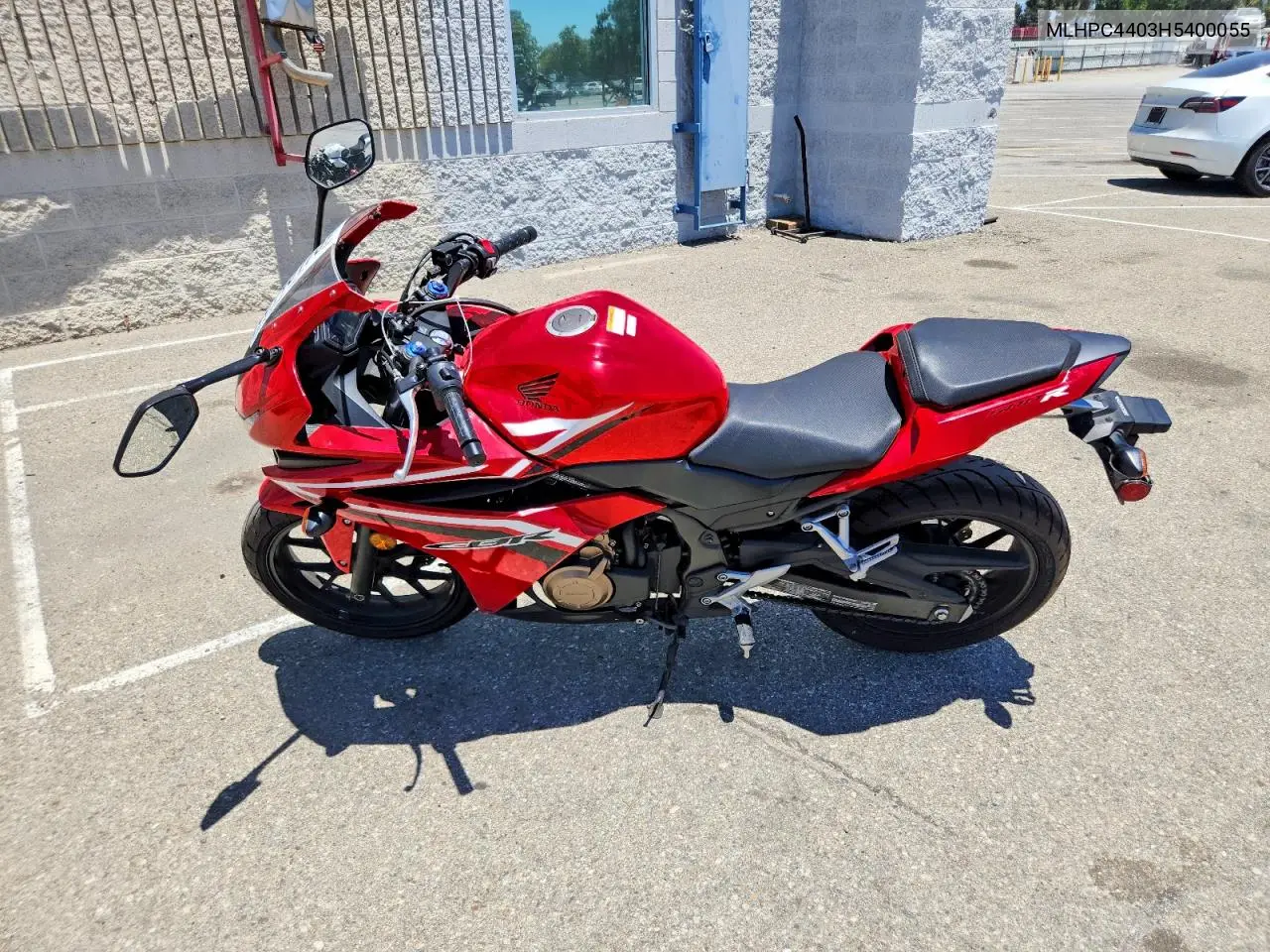 2017 Honda Cbr500 Ra-Abs VIN: MLHPC4403H5400055 Lot: 60146176