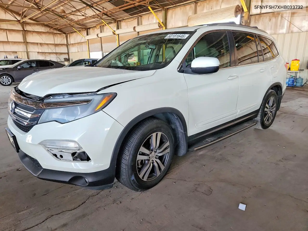 2017 Honda Pilot Exln VIN: 5FNYF5H7XHB033732 Lot: 60181646