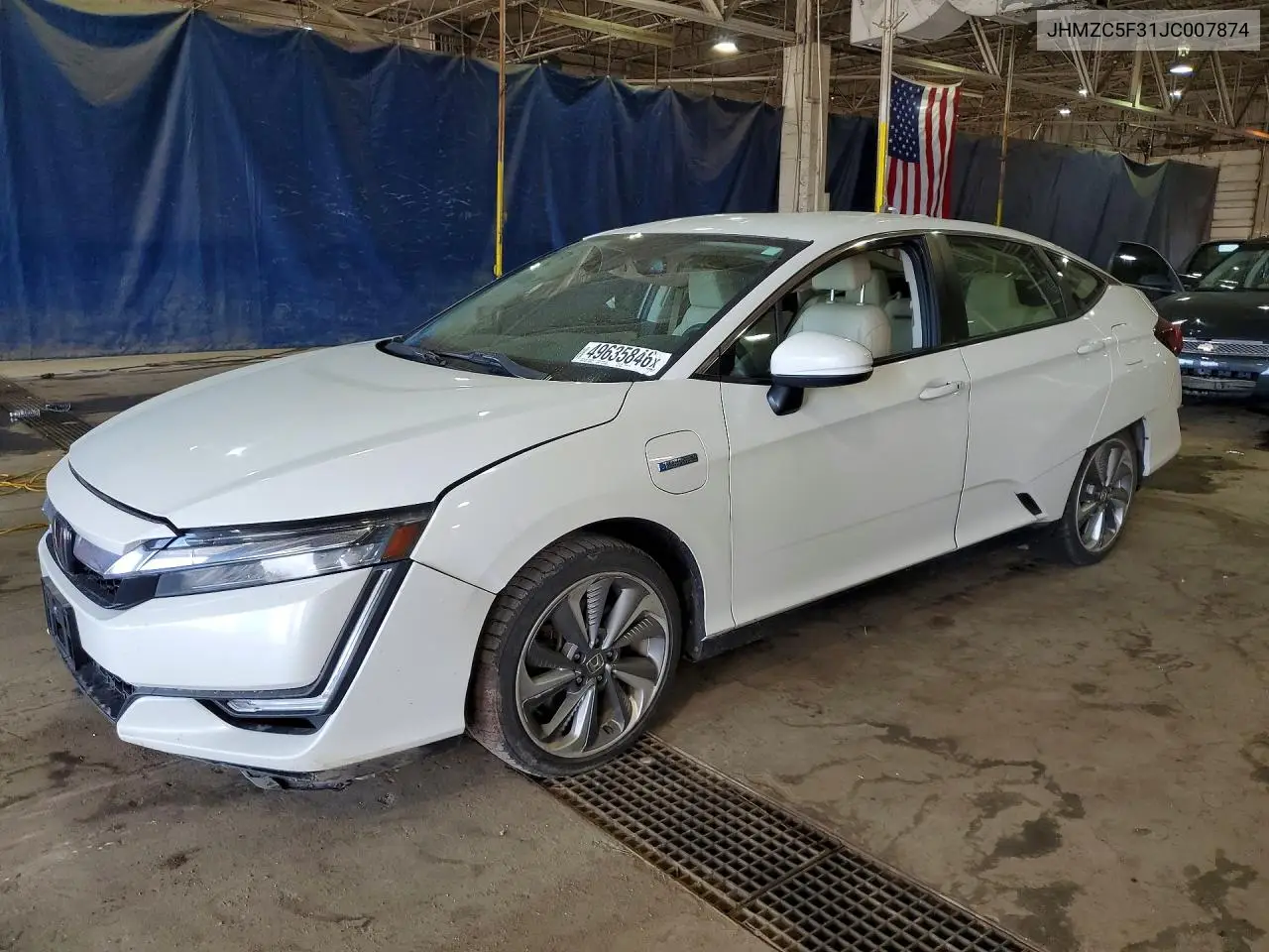 2018 Honda Clarity Touring VIN: JHMZC5F31JC007874 Lot: 49635846