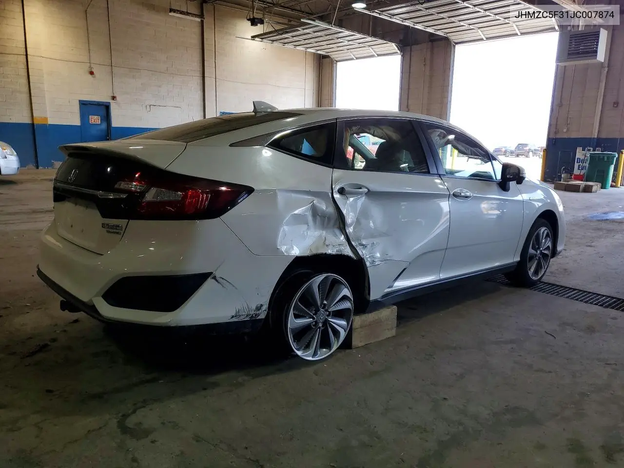 2018 Honda Clarity Touring VIN: JHMZC5F31JC007874 Lot: 49635846