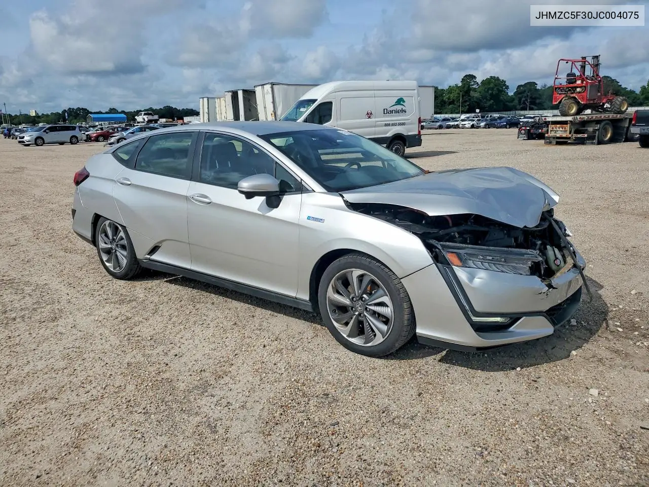 2018 Honda Clarity Touring VIN: JHMZC5F30JC004075 Lot: 51565866