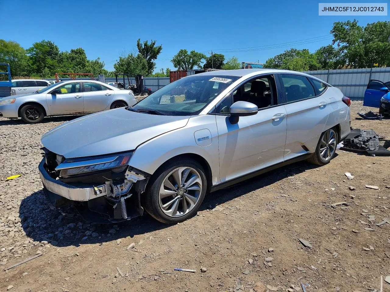 2018 Honda Clarity VIN: JHMZC5F12JC012743 Lot: 55552656