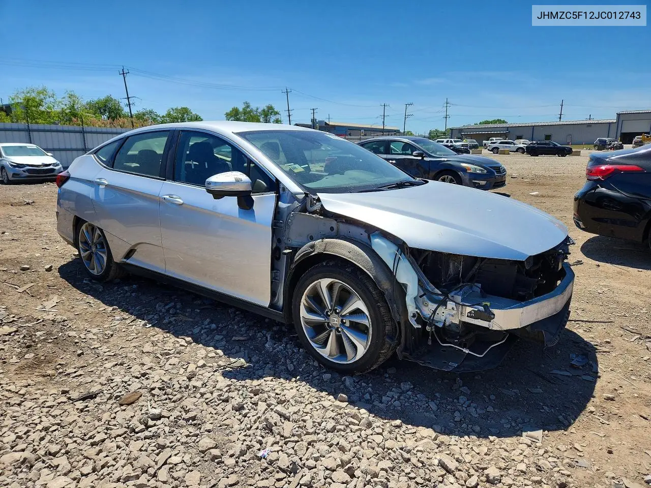 2018 Honda Clarity VIN: JHMZC5F12JC012743 Lot: 55552656