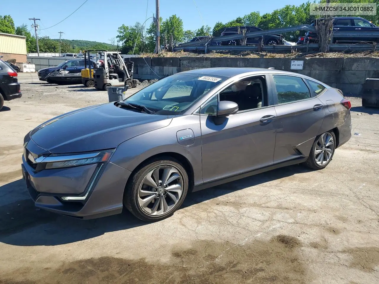 2018 Honda Clarity Touring VIN: JHMZC5F34JC010882 Lot: 56052336