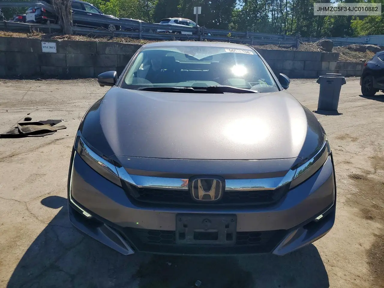 2018 Honda Clarity Touring VIN: JHMZC5F34JC010882 Lot: 56052336