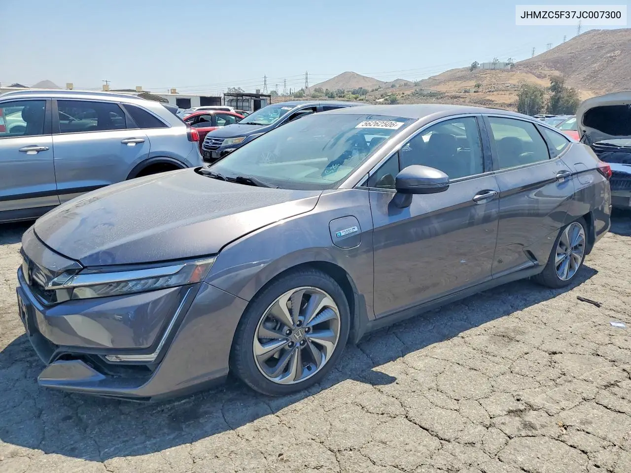 2018 Honda Clarity Touring VIN: JHMZC5F37JC007300 Lot: 56262506