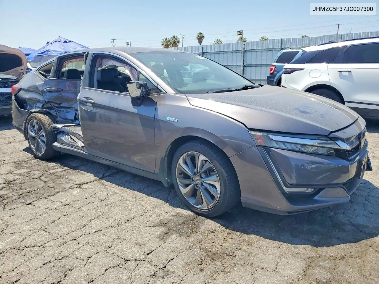 2018 Honda Clarity Touring VIN: JHMZC5F37JC007300 Lot: 56262506